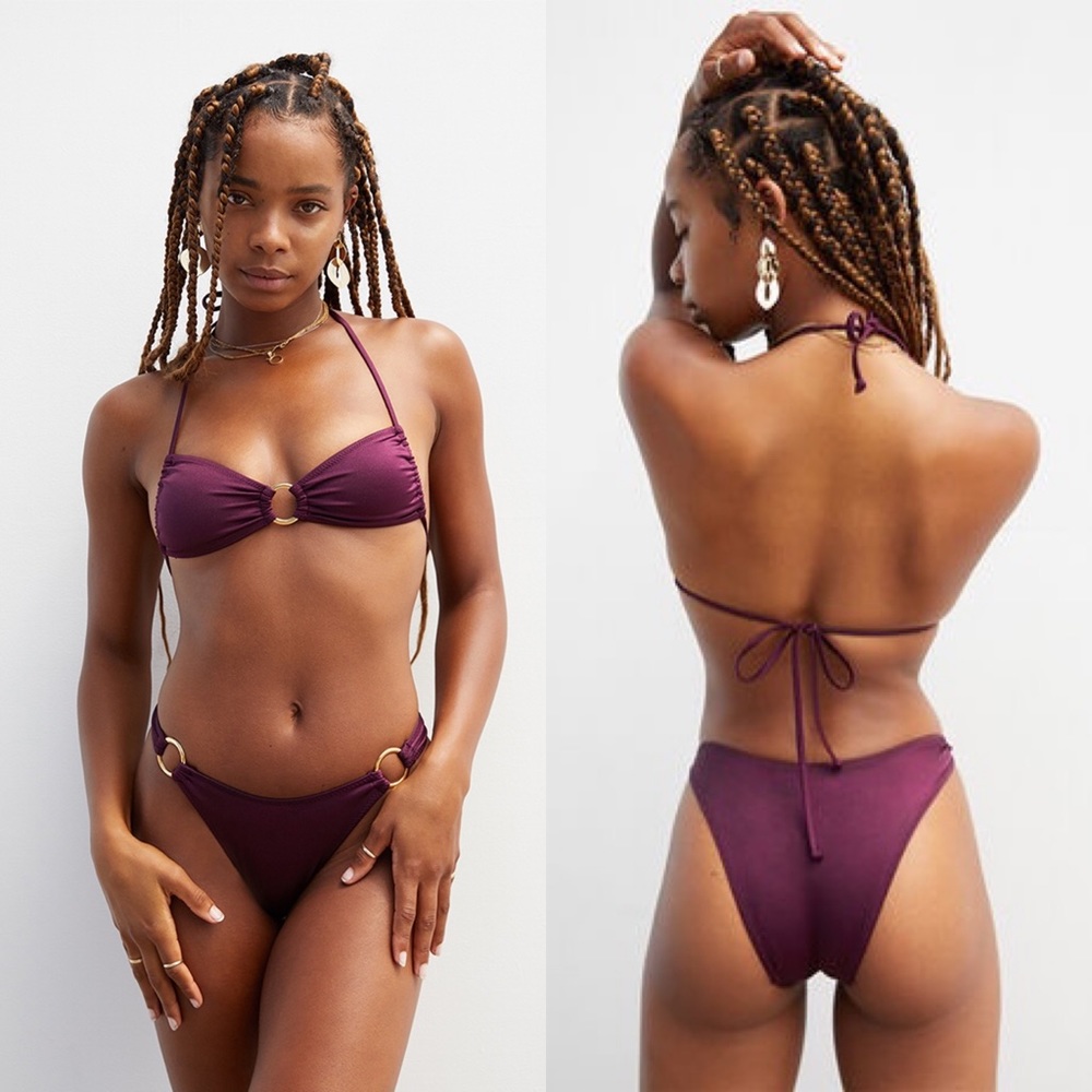 Storm Reid x Pacsun Merlot Bikini